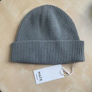 Mate the Label 100% merino wool beanie gray